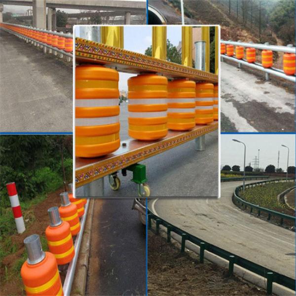 Roadway Safety Highway Traffic Guardrail Roller Barrier Anti Corrosion