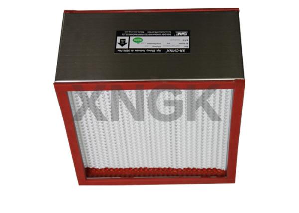 Customized Size High Temperature Hepa Filters Unit 500Pa Final Pressure Drop