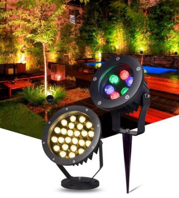 Evento exterior do diodo emissor de luz da paisagem 3W que ilumina árvores da cor da pastagem de IP65 6/9/12/18/24/36W 12v/24v
