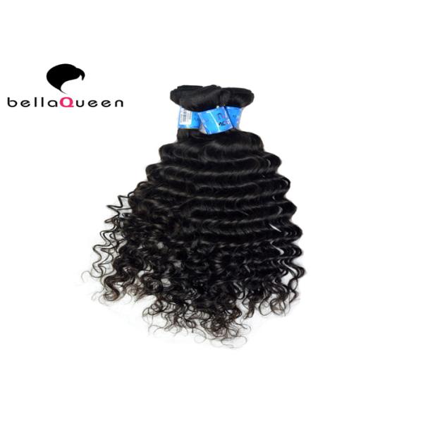 Cheveux de perruques de dentelle d'embrouillement libre profond de vague de cheveux de Remy pleins 10 - 30 pouces