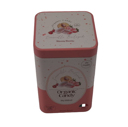 OEM ODM Personalized Small Square Tin Box With Lid Candy Tin Packaging