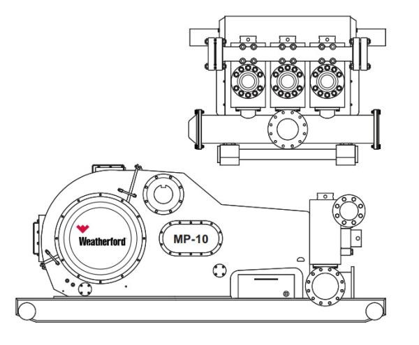 MP5 MUD PUMP, MP10 MUD PUMP, MP13 MUD PUMP, MUD PUMP FOR OILWELL DRILLING, WEATHERFORD MUD PUMP, MP16 MUD PUMP