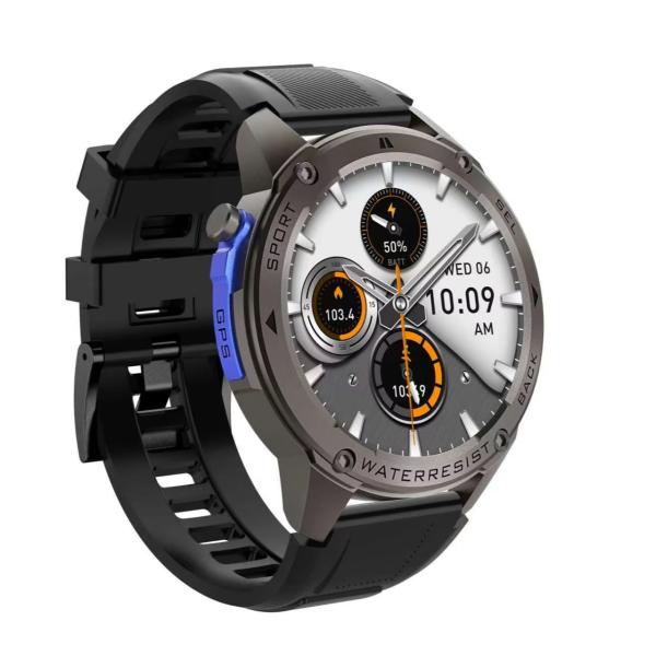 5ATM Waterproof GPS Smart Watch with 1.43-inch AMOLED Display and 170 Sports Modes