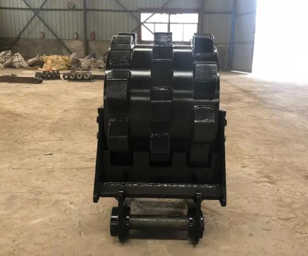 HARDOX450/500 Excavator Compaction Wheel Efficient Soil Compaction