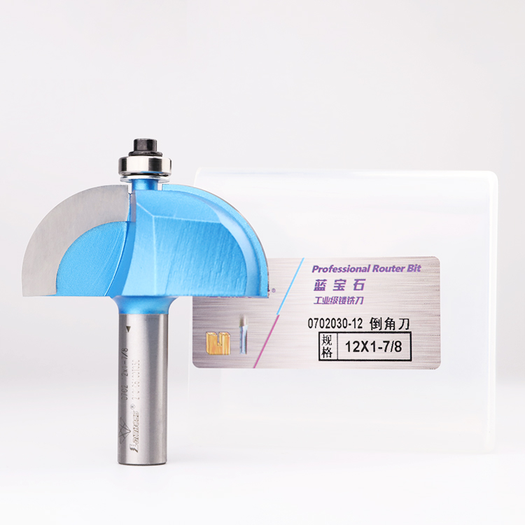Lamboss Custom Wood Cutting CNC Router Bit for Router Table Woodworking Cove Bit Bearing Milling Cutter 70HRC