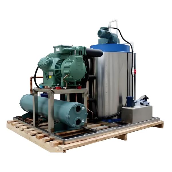 Máquina de fabricação de gelo industrial de cubo Material de aço inoxidável de arrefecimento por ar