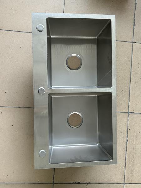 Premium Thick - Gauge Stainless Steel Double - Basin Sink