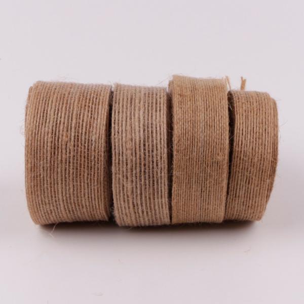 Stock Jute Burlap Ribbon for Gift Wrapping Solid Color Decorative Ribbon Christmas