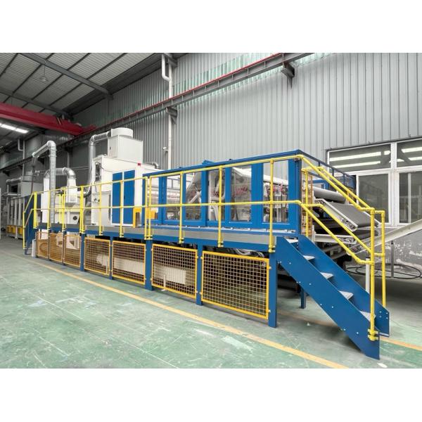 High Speed Servo Control Needle Punching Production Line for fiberglass insulation felt