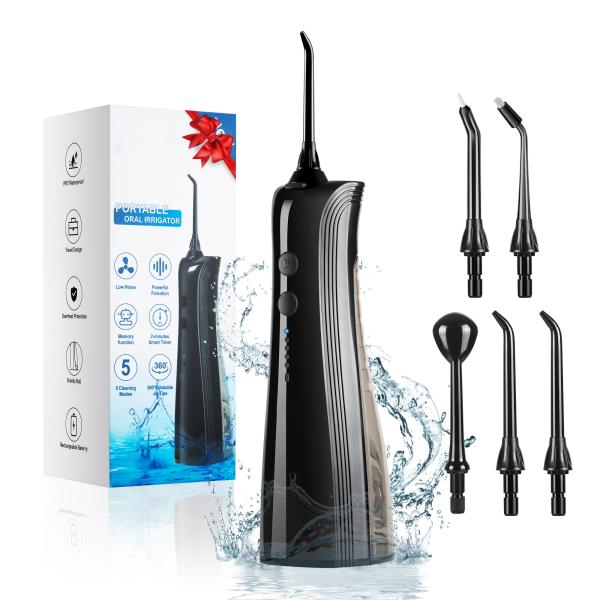 IPX7 Impermeável Portátil Dental Water Jet Dent Water Flosser Irrigador Oral para viagens de casa