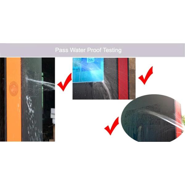 Fan Cooling Outdoor Touch Screen Kiosk 55 Inch 1080P Double Sided LCD Display
