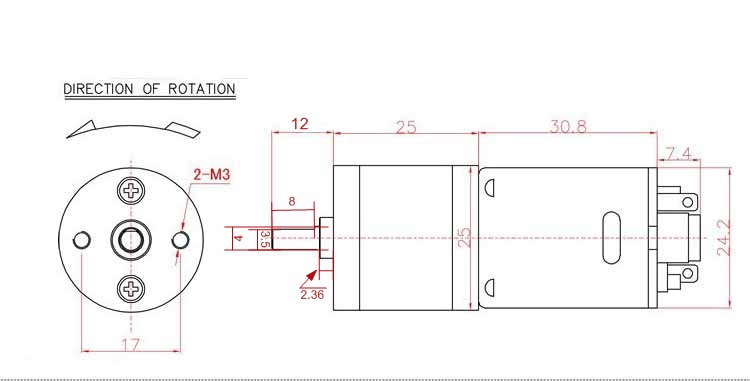 Сильный магнитный мотор DC 6V 12V 20000rpm 370 с редуктором коробки передач связи двойника Dia25mm