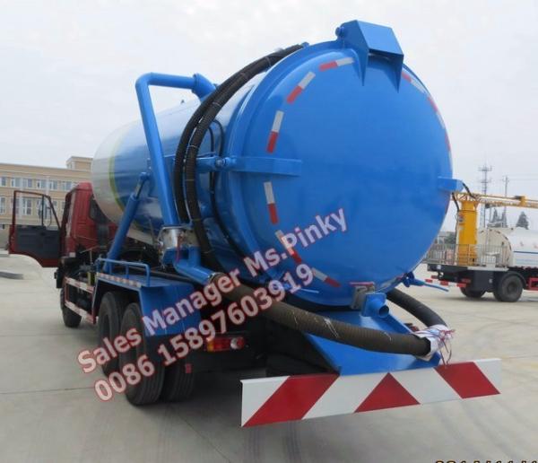 16000Liters to 18000Liters Vacuum Truck Dongfeng Heavy Duty Sewage Suctiong Tanker Trucks by Manufactuer Sales