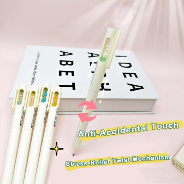 Creative Hourglass Rotating Neutral Pen ST 0.5mm Writing Student Neutral Pen
