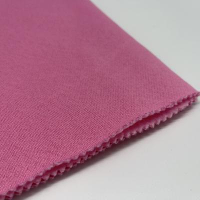 Polyester en coton chaud brossé en tissu français en tissu de terreau à motif solide