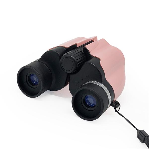 Handheld 6x18 Binoculars Unit Optical Kids Gift Pink Telescope YBSP02a