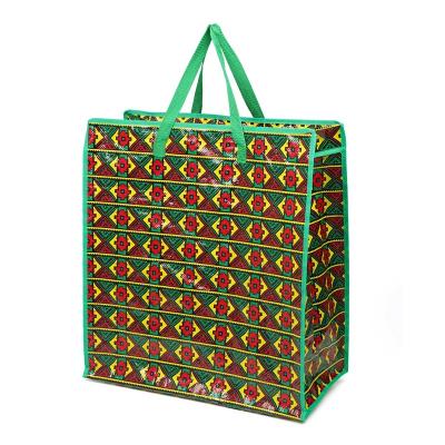 Custom Printed Plastic Shopping Bags For Customized Designs Zipper Or Button Closure