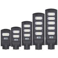 Système d'éclairage de rue intelligent extérieur ABS actionné par mouvement à énergie solaire de 180 W