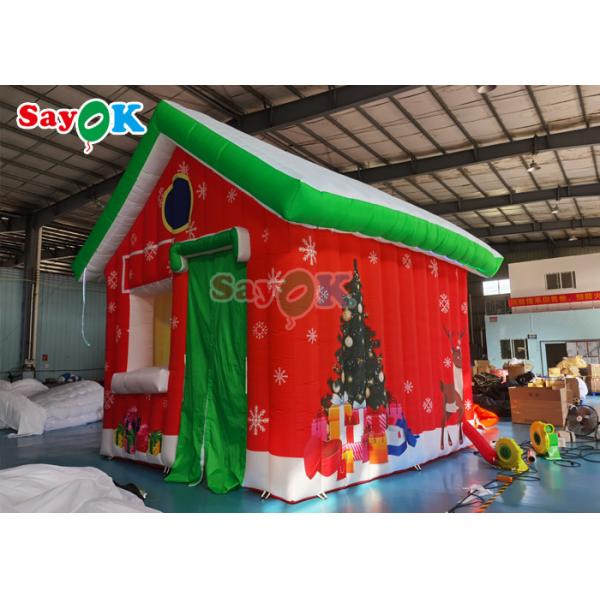 Oxford Cloth Giant Inflatable Christmas House Outdoor Camping Tent House