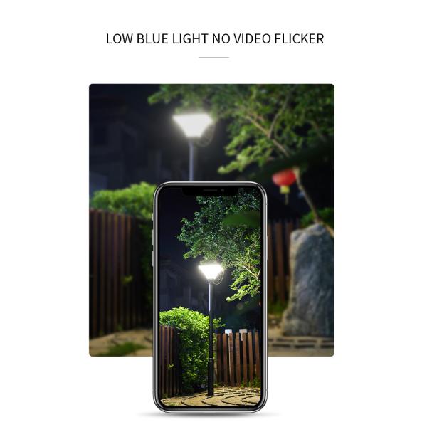 20w 30W LED Solar Panel Garden Pole Lights For Outside Shed Yard