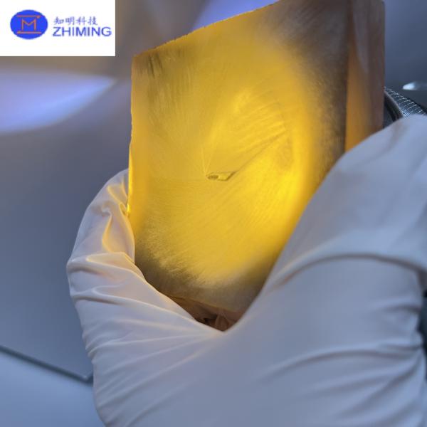 Yellow Sapphire Raw Material Lab-Created  for Jewelry Manufacturing