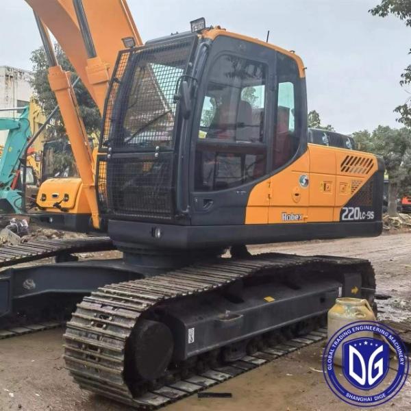 R220 22 Ton Used Hyundai Excavator Used Hydraulic Excavator