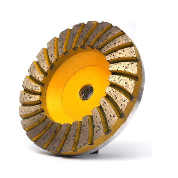 100mm 4 Diamond Cup Wheel Grinding Disc Aluminum Based Grit 100