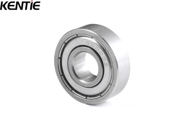 SS 304 Closed 6000ZZ Single Row Deep Groove Ball Bearing Compact Structure
