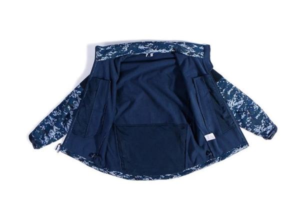 Uniforme militar 220gsm-230gsm M-XXXL dos azuis marinhos do forro do poliéster