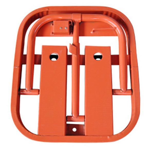 Orange Cold Roll Steel Manual Car Parking Lock O Shaped