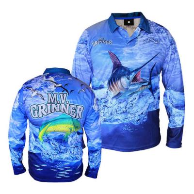 Breathable Youth Men Fishing Jerseys Anti UV Waterproof Durable