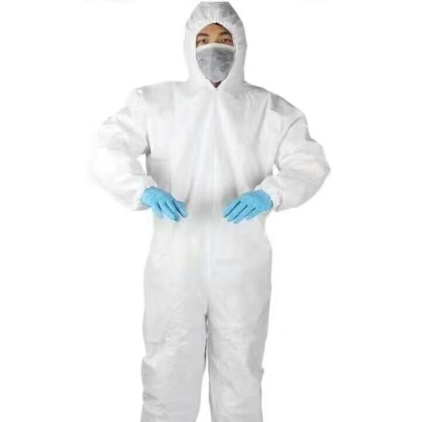 Safety Unisex Disposable Protective Suit Fluid Resistant Multi Color Available