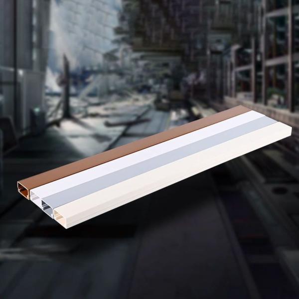 Extrusion Profile Plastic Cable Duct PVC Floor Trunking PVC Conduit Trunking Profiles Customized