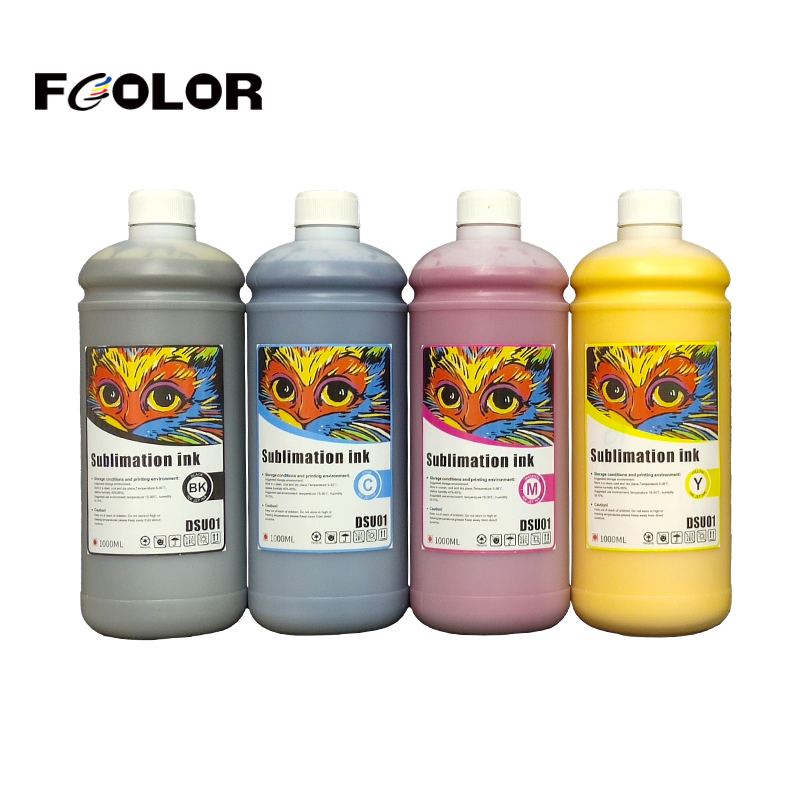 FCOLOR HOT New 4 Colors Sublimation Ink for Epson WF7610 WF7620 WF7710 WF7720