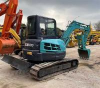 2020 Année 5260kg Excavateur Kobelco d'occasion SK55SR avec moteur modèleYanmar 4TNV88