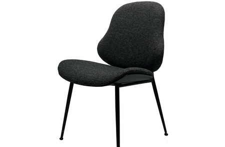 Curved-back Upholstered Dining Chair BW-504