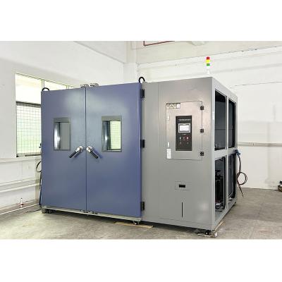 Construction modulaire dans une chambre environnementale