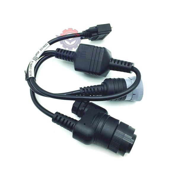 Ferramenta de diagnóstico de excavadora de peças elétricas ET3 ET4 Adaptador Linha de transmissão 457-6114 4576114