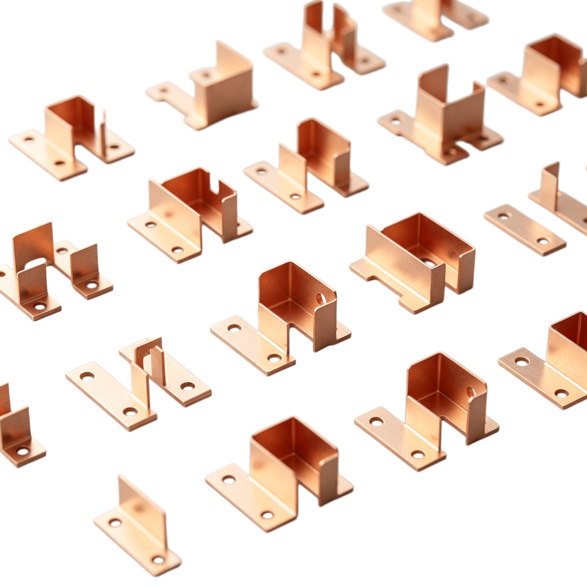 High Conductivity Stamped Copper Terminal Bracket with Corrosion Resistance and Precision Stamping