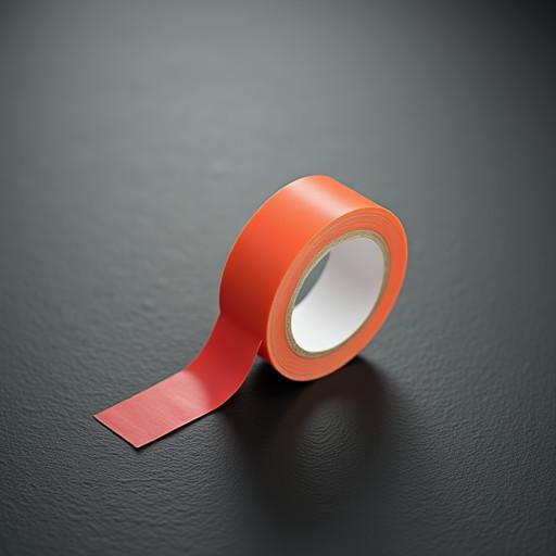 Ruban de masquage fin sans résidu PVC Rouge 5mil