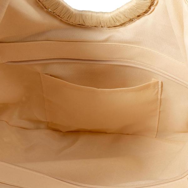 YYW HANDMADE TOTE BAG FOR WOMEN, HAND-WOVEN STRAW LARGE HOBO BAG FOR WOMEN ROUND HANDLE RING TOTO SUMMER BEACH BAG BEACH