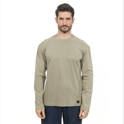 O UL 100% caqui do franco Henley Shirts NFPA2112 do algodão certificou o uso dos homens