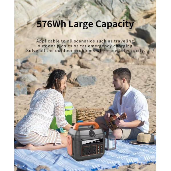 600W Solar Outdoor Mobile Portable Charging Station Mini European Standard