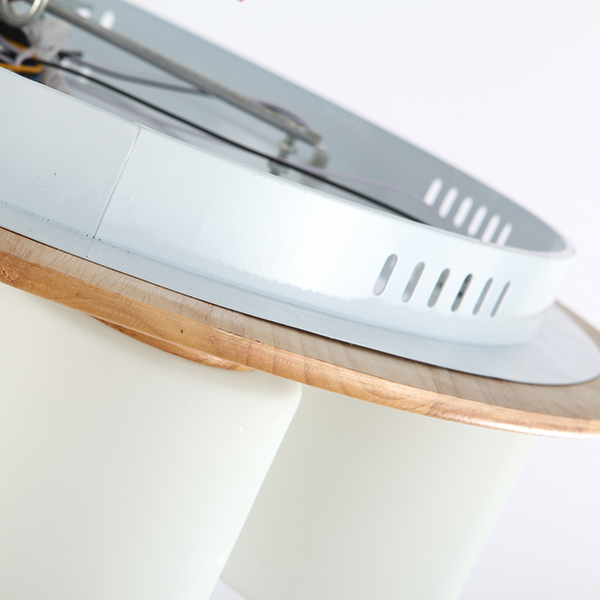 Mini size single E27 socket energy saving wood ceiling lamp best quality with best price