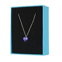 Boîtes de bijoux en papier de luxe moyenne avec couvercle ouvert et conception de base personnalisée