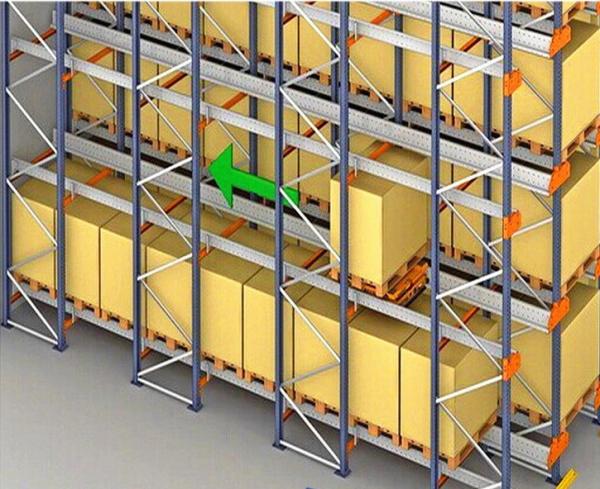 High Accessing Rate Pallet Shuttle Racking Capacity Massive With 24 Hours Auto Working