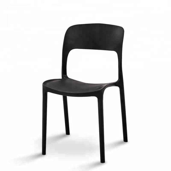 Anti Slip Plastic Restaurant Chairs , Modern Plastic Dining Room Chairs