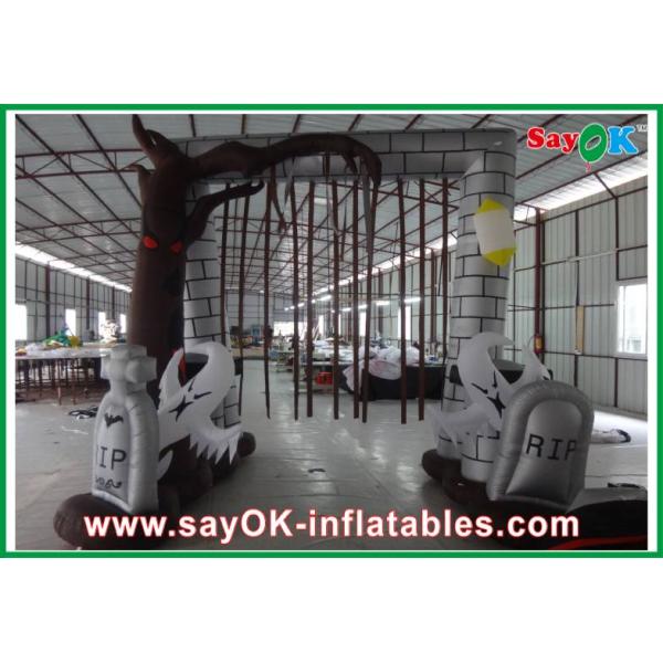Durable Inflatable Holiday Decorations , Inflatable Halloween Arch For Rental Business