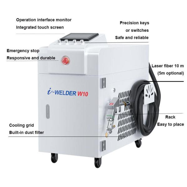 Metal SS 1000w 1500w 2000w Laser Welding Machine HEROLASER 3mm