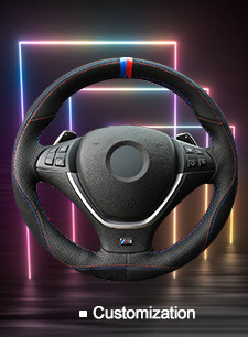 Mewant Car Interior Accessory Genuine Leather Steering Wheel Cover for Land Rover Range Rover Vogue III L322 2002-2012 Models